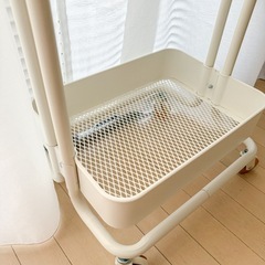 【1/2まで・無料】キャスター付きハンガーワゴン／ハンガーラック／吉野町の画像