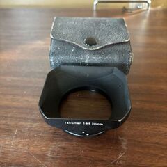 Super-Multi-coated TAKUMAR 28㎜F3.5/ 角型メタルフード セット売りの画像