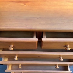 【決まりました】木製チェストの画像