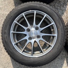 【超美品】155/65R14 ヨコハマ スタッドレスホイールセット 21年製バリ溝 の画像