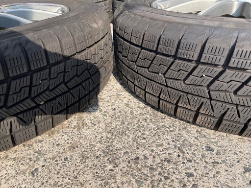 【売れました】155/65R14 ヨコハマ スタッドレスホイールセット 21年製バリ溝 