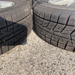 【超美品】155/65R14 ヨコハマ スタッドレスホイールセット 21年製バリ溝 の画像