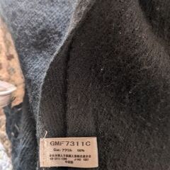 大判ストール　ブラック　61❌190の画像