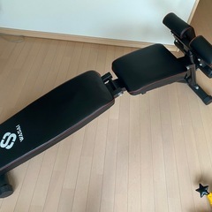 WASAI トレーニングベンチ　インクライン　ディクライン　腹筋　アームカールの画像