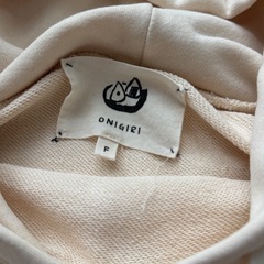 マタニティにも♡ ONIGIRI ロングトレーナーワンピース L Lサイズ相当の画像