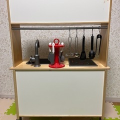 【急募】　IKEA おままごと　キッチン　セット おもちゃ 木製の画像