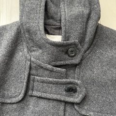 ウール70%  FIRST ON  シンプルロングコートの画像