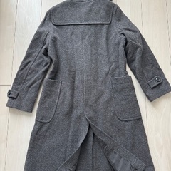 ウール70%  FIRST ON  シンプルロングコートの画像