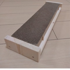 木製2way(両面使用)ネコ用爪とぎの画像