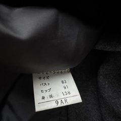 ウール70%  FIRST ON  シンプルロングコートの画像