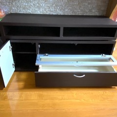 美品 テレビ台 可動式の画像