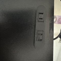 【受渡し予定決定】デスク 黒 コンセント付きの画像