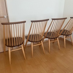 柏木工 シビル ダイニングチェア ４脚セット 椅子の画像