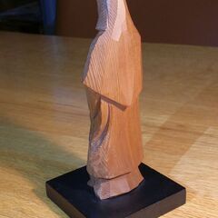 飛騨高山 一位一刀彫の観音様 アンティークの画像