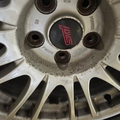 タイヤアルミホイール　鍛造18インチSTIの画像