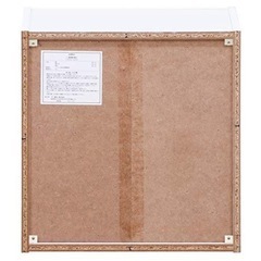 白い食器棚　飾り棚の画像