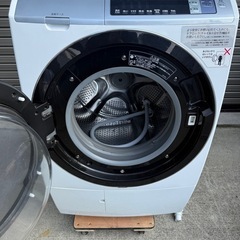  HITACHI 日立　電気洗濯乾燥機　ドラム式洗濯機　ビックドラム　BD-SG100AL  2017年製 風アイロン の画像