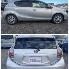 《自社ローン対応⭕️》［新潟県］【トヨタ アクア 1.5 S】現金販売から自社ローン幅広い購入方法で対応❗️審査通過率98%、ブラックOK、格安中古車販売店【オーシャンデザイン】✨ナビ✨の画像