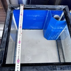 オーバーフロー加工ガラス水槽の画像