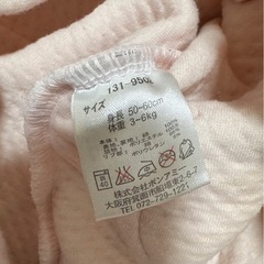 冬向き 女の子 ロンパース 3枚 まとめ売り 50～60cmの画像