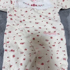 冬向き 女の子 ロンパース 3枚 まとめ売り 50～60cmの画像