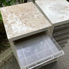 書類ケース２個セット　引き出し　ファイルケース　事務用品の画像