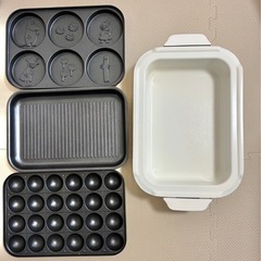 ムーミン　　ブルーノホットプレートセット
の画像