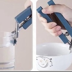 キッチン　雑貨　蛇口　ステンレス　収納　ラック　鍋つかみ　トング　タオル掛け　吸盤　磁石　引っ掛けの画像