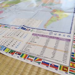 ☆★2026年国旗入り世界地図カレンダー★☆の画像