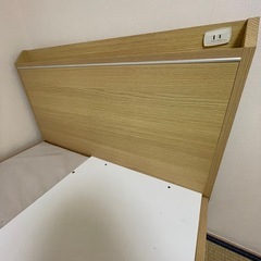 ニトリ　収納付きシングルベッド　の画像