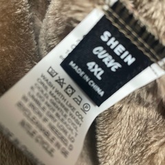 オーバー コート 裏起毛 エスニック柄 4XLの画像