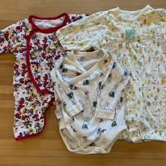 60〜80ベビー肌着カバーオール14点まとめ売りの画像
