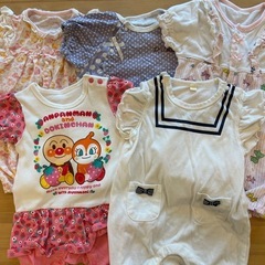 60〜80ベビー肌着カバーオール14点まとめ売りの画像