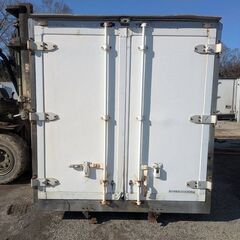 ♪八街A区SP89♪物置♪コンテナ♪訳有♪サイドドア付♪アルミ箱♪の画像