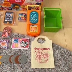 【美品】おさつスイスイ！セルフでピピッ♪アンパンマンレジスターDXの画像