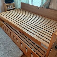 引き出し二段ベット　配送可能です。の画像