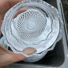 ガラス製小鉢 小皿 4個の画像