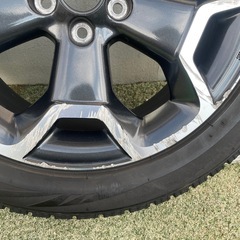 スバル XV 純正ホイール スタッドレスタイヤ 225 50 17 ブリザック VRX SUBARU ブリヂストンの画像