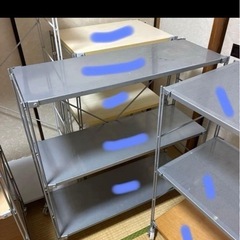 無印良品 スチールユニットシェルフ 4個の画像