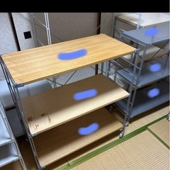 無印良品 スチールユニットシェルフ 4個の画像