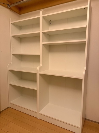 2 x IKEA DALRIPA ダールリパ 本棚， ホワイト， 60x150 cm 【公式通販】