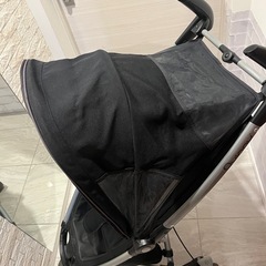 ベビーカーレインカバー付きの画像