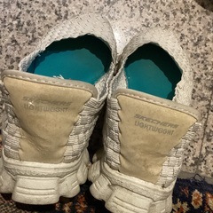 スケッチャーズ　靴　白　22.5センチの画像