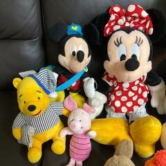 ディズニー系ぬいぐるみの画像