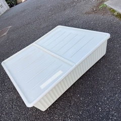 【あげます】IKEA DILLING 蓋付き収納ケース　４個セットの画像