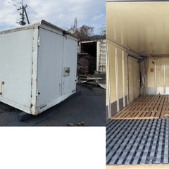 No.958 保冷バン 2t アルミ 箱 バイク 倉庫 トラック コンテナ 米 保管庫 物置 DIYの画像