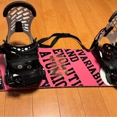【スノボ引退価格/多少のお値引き考えます(^^)
】スノーボード３点セット　レディース　ジュニアの画像