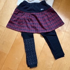 100cm ヒートテック　女の子 6点 子供服　冬物の画像