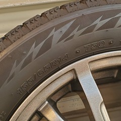 （お取引中）軽自動車用　155/65R14　ブリザック　スタッドレスタイヤ　2021年製の画像
