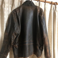 TIＭE&TIDE 革ジャン　ブラウン　アメリカンサイズM、アジアンサイズ Lの画像